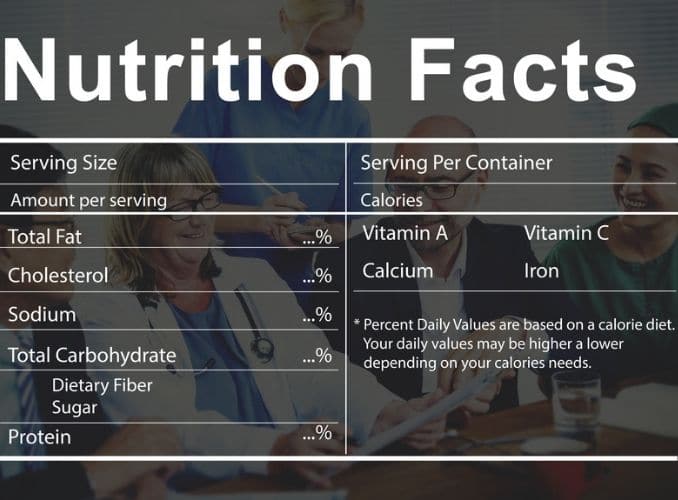 Nutrition Facts Medical Diet