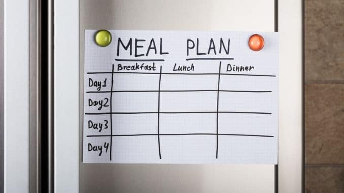 closeup-meal-plan-paper