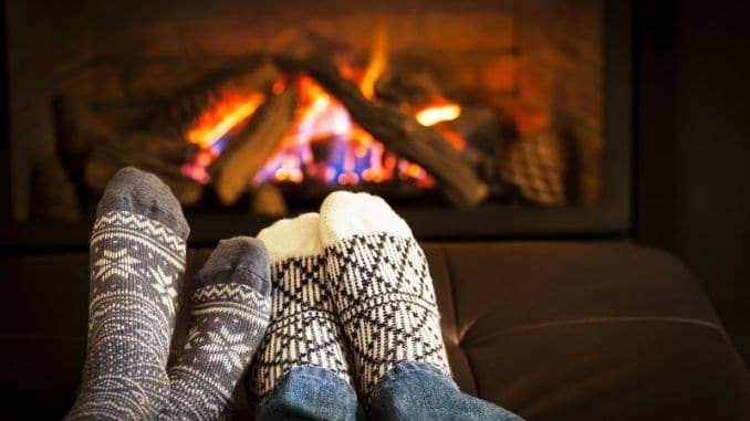 warming-fireplace-wool-socks