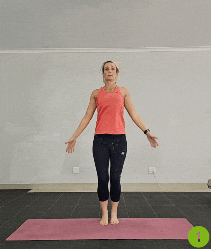 Jumping Jacks- bodyweight cardio circuit
